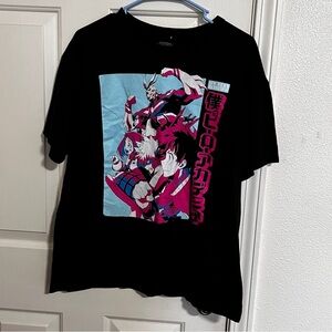 My Hero Academia Men's Black T-Shirt Size L